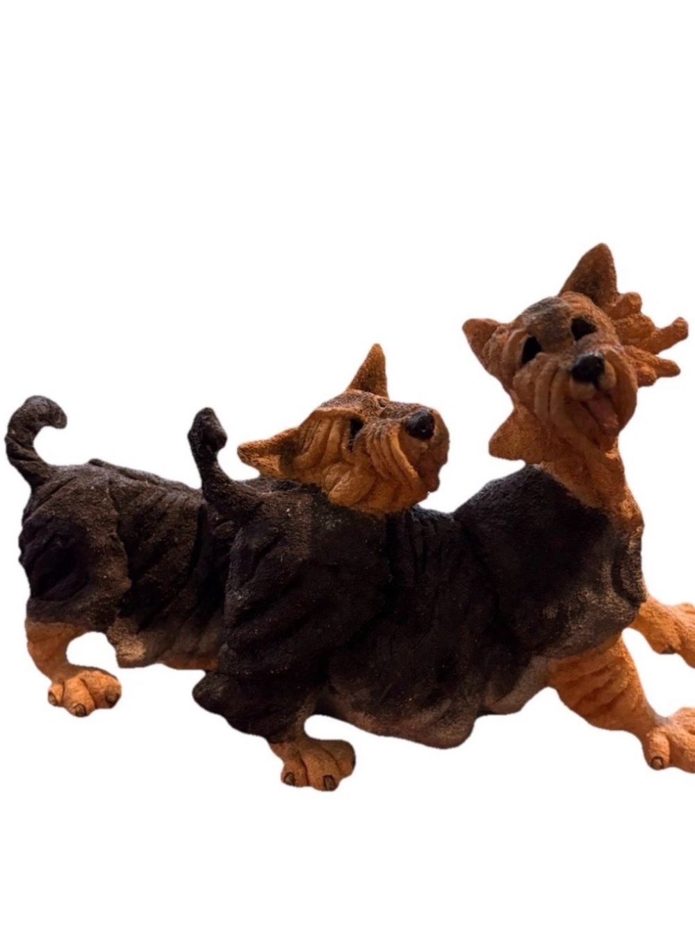 A Breed Apart Yorkshire Terrier Dog Figurine Playful & Whimsical Collectible